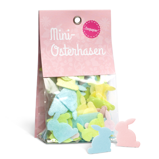 Esspapier Mini Osterhasen